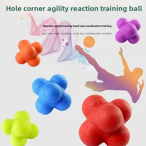 Hexagonal Ball High Elasticity Reaction Ball Agility Ball Dribbling Ball Speed Ball Exercise Reaction Ability