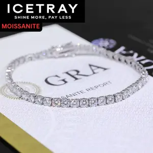 ICETRAY Deluxe Moissanite Tennis Bracelet