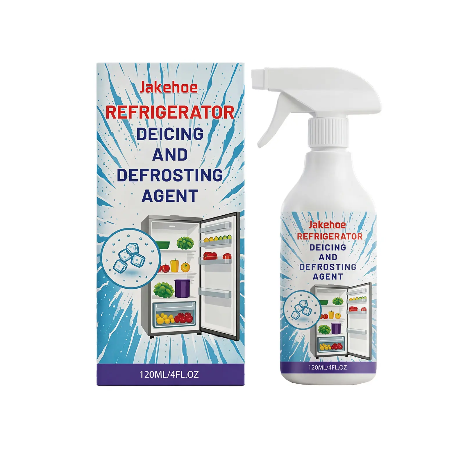 Defrosting Spray—Easy-to-Use, Multi-Purpose Spray for Daily Cleaning and Defrosting of Household Refrigerators and Freezers