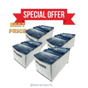 Pants Organizer 4 Pc Organizer for Pants Drawer Dividers Traditional Jeans Organizer