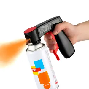 Instant Aerosol Trigger Handle, Instantly Converts Spray Cans into Spray Guns - Full Hand Grip, Reusable, Easy to Clip-On & Off - Universal Fit, Use on Spray Paint, Adhesives