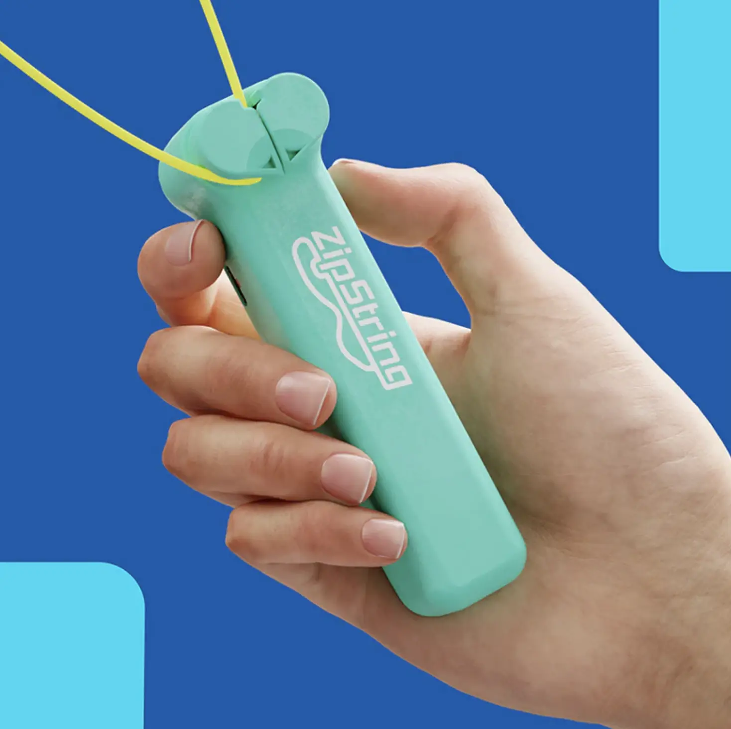 ZipString Original Flying String Toy | Interactive String Launcher with Rechargeable Design | STEM Fidget Toy for Kids & Adults