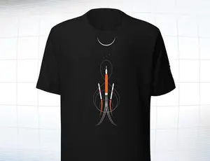 NASA Artemis II SLS Launch T-Shirt: Space Moon Mission Tee