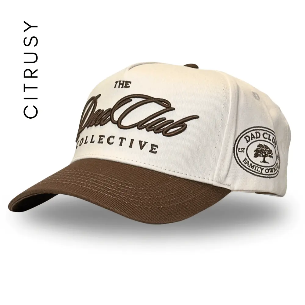 DAD CLUB TRUCKER HAT - CREAM/BROWN