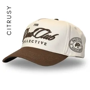DAD CLUB TRUCKER HAT - CREAM/BROWN
