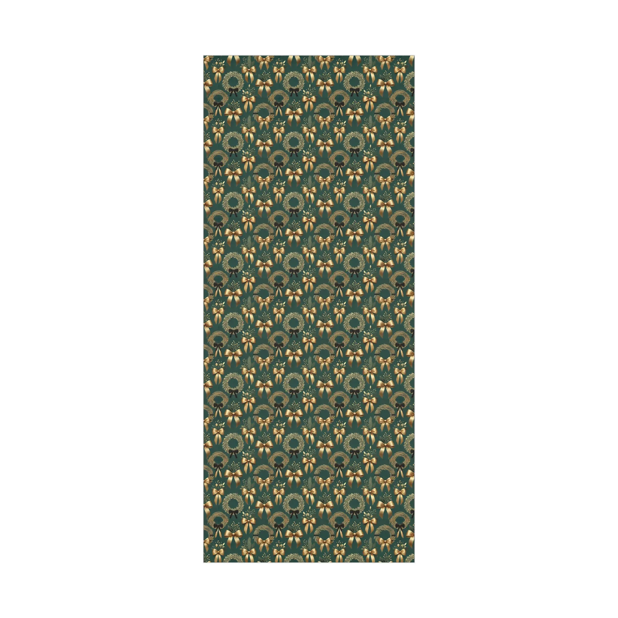 Elegant Metallic Silver and Gold Bow Pattern Wrapping Paper  Soft Taupe Background  Luxe Holiday Gift Wrap