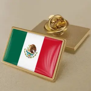 Mexican flag pin