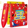 KOKODI Talking Pen Book Set for Toddlers - Fun Interactive Educational Toy with English Words, Mother Goose Nursery Rhymes, 700+ Touch Points, Songs, Sounds, Games, Full Story, Screen-Free Learning Materials, Kids Gift,familyfun