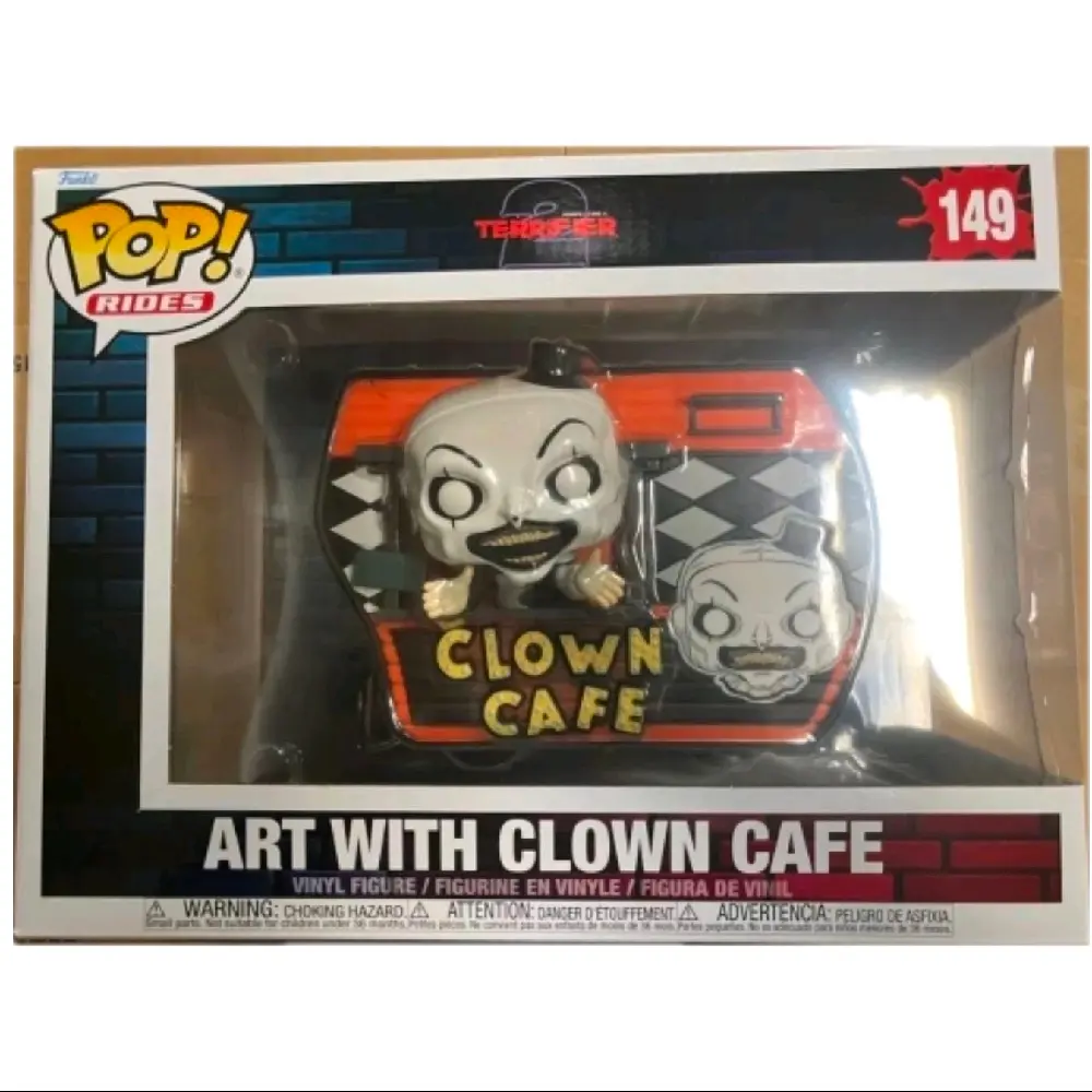 Funko Terrifier 2 Art With Clown Cafe #149 POP Ride!, New, Vinyl