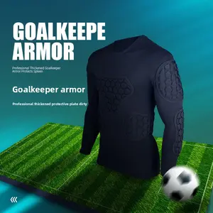 Goalkeeper Clothing Honeycomb Skinny Football Goalkeeper Clothing, Goalkeeper Clothing, Knee Pads, Elbow Pads, Chest Pads football jersey pads summer casual streetwear
