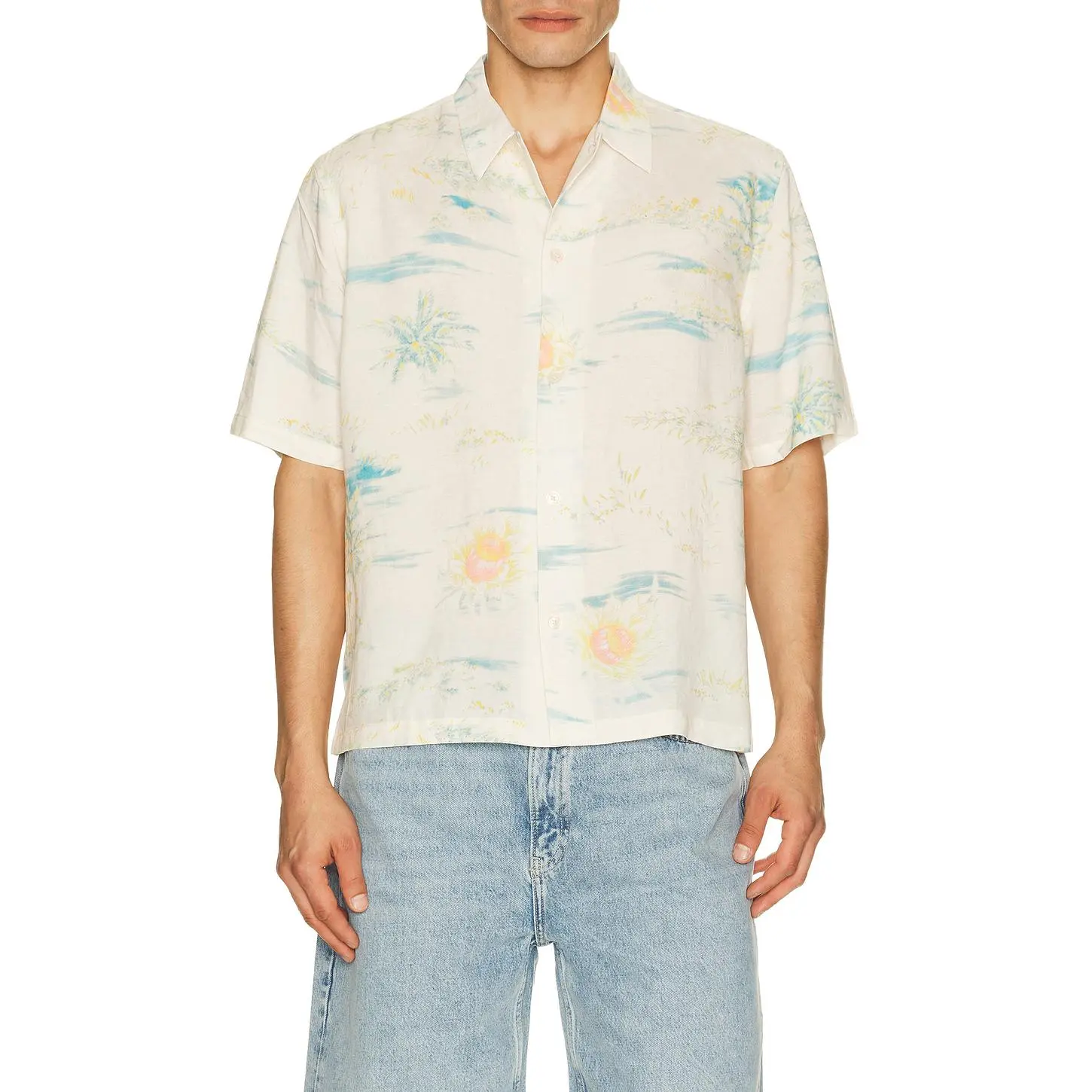 ALLSAINTS Breezer Shirt in Candy Yellow