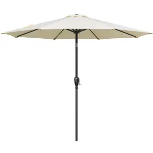 Outdoor Patio Umbrella, Garden Parasol, Polyester Umbrella Fabric, UV Protection, Outdoor Umbrella, For Beach Deck Garden Outdoor Pool