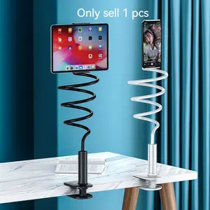 Universal 360° Rotating Neck Phone Stand, Lazy Person Phone and Tablet Stand, Adjustable Angle, Flexible Positioning, Fits 9.7-10 Inch Tablets