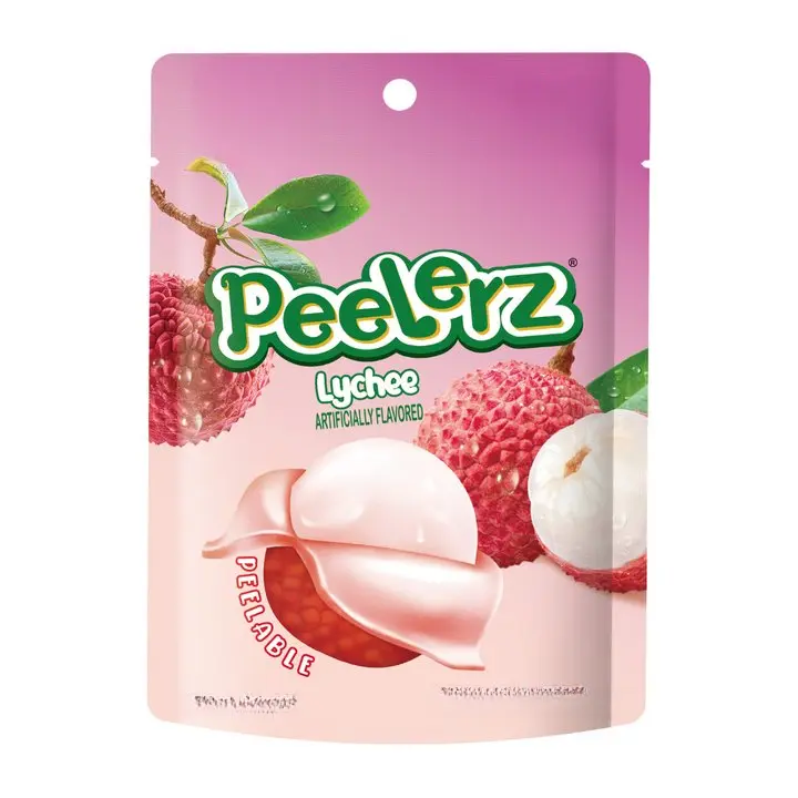 Gummy Peelerz Lychee 6oz - Gummy Candy with Lychee Flavor, Ideal for Treats and Celebrations