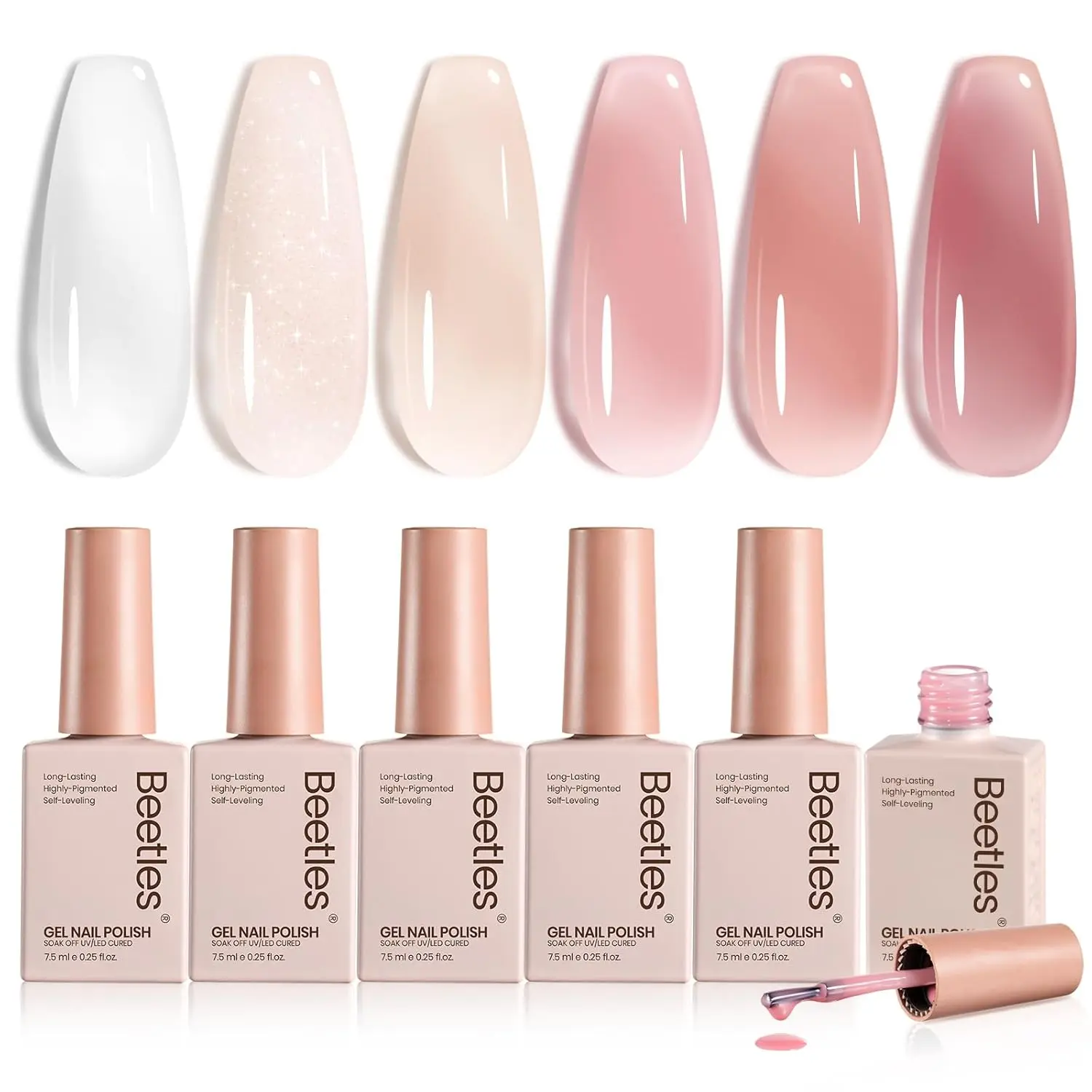 6 Colors 7.5ml Set Whipsers of Love