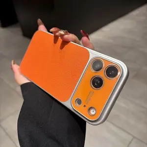 Magnetic Phone Case for iPhone 17 Pro Max 17 Pro 16 Pro Max 16 Pro 15 14 13 12 11, Large Window Design, Business Leather Texture, Premium PU Leather, Full Body Protection, Anti-Fingerprint Anti-Scratch Shockproof Protective Phone Cover