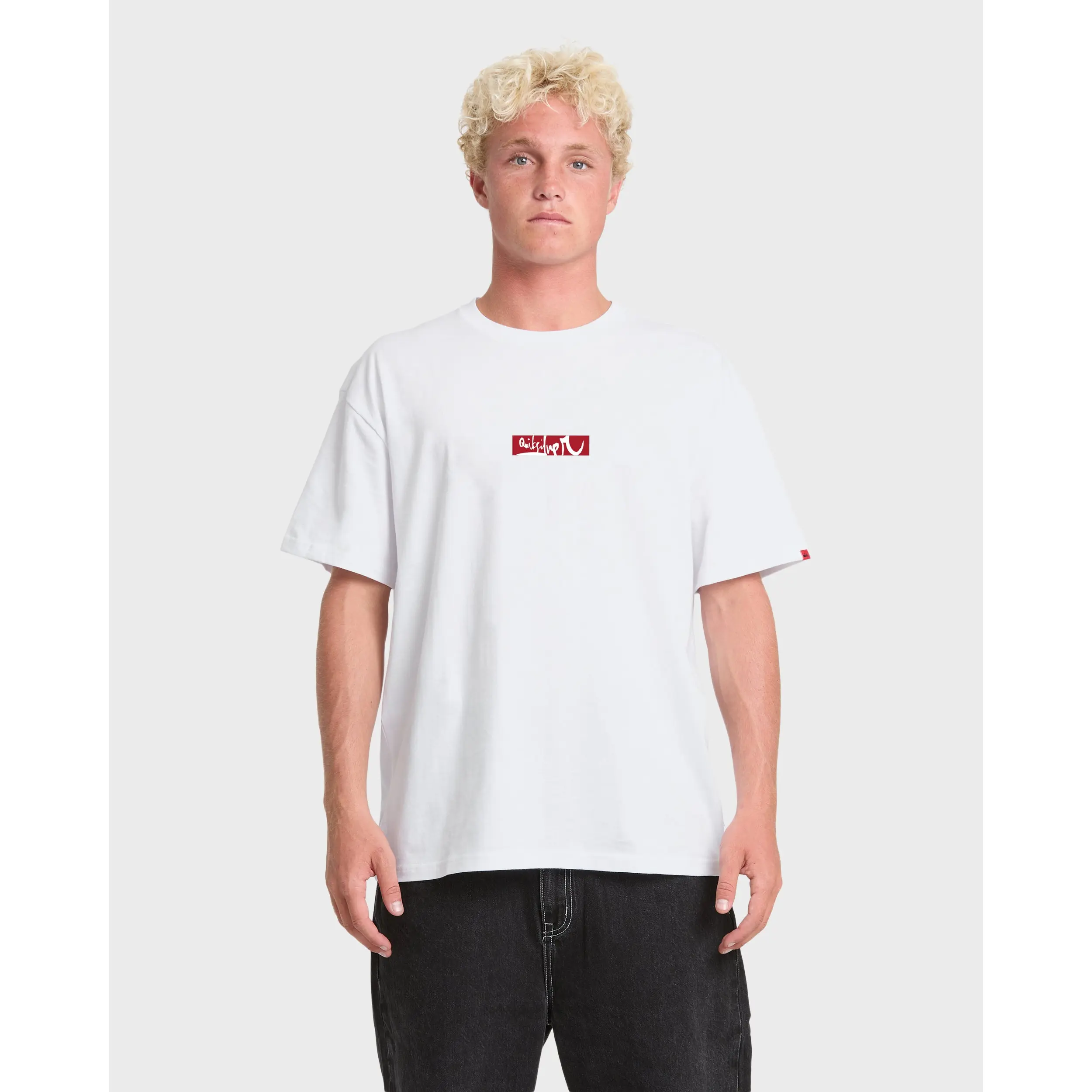 Quiksilver | Young Guns Impaired Surf Short Sleeve T-Shirt | Men's Graphic Print Breathable | Surf & Swim & Everyday Wear