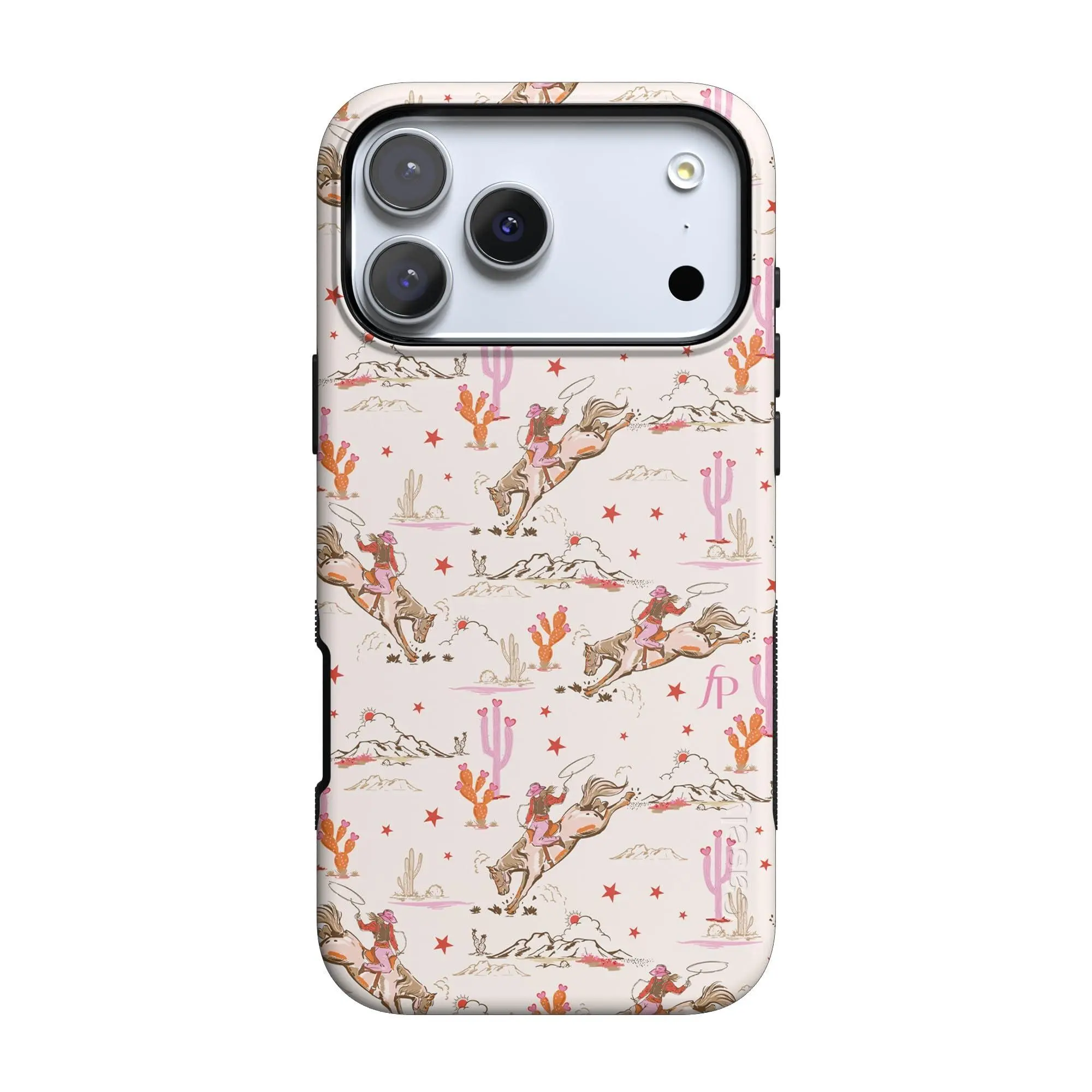 Casely iPhone 17 Pro Max Case | FashionPass x Casely | Cowgirl Canyon | Bold Protective Design | Compatible with MagSafe