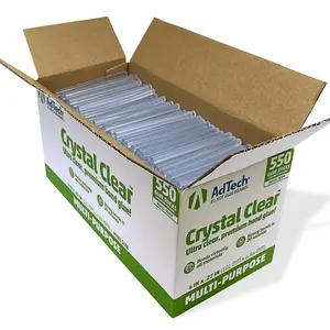 Hot Glue Sticks, 4 Inch Mini Size, Clear (550 Sticks) | Multi-Temperature, Quick Bonding for Crafting, DIY & School Projects | Fits Mini Glue Guns | Made in the USA