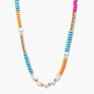 Paloma Multi Color Bead Necklace