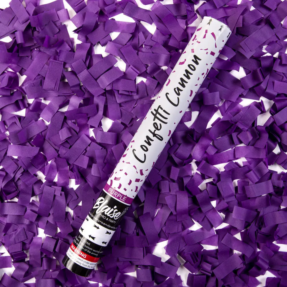 Purple Confetti Cannon Purple Confetti Cannon
