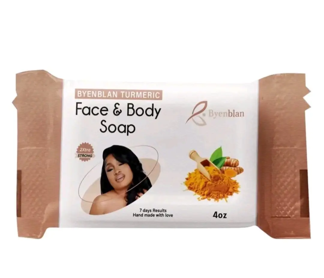 Byenblan- 1 piece  Tumeric Brighten  Soap & Balance  Tools for  Health - A complete Collection for Optimal  Health and wellness Skincare