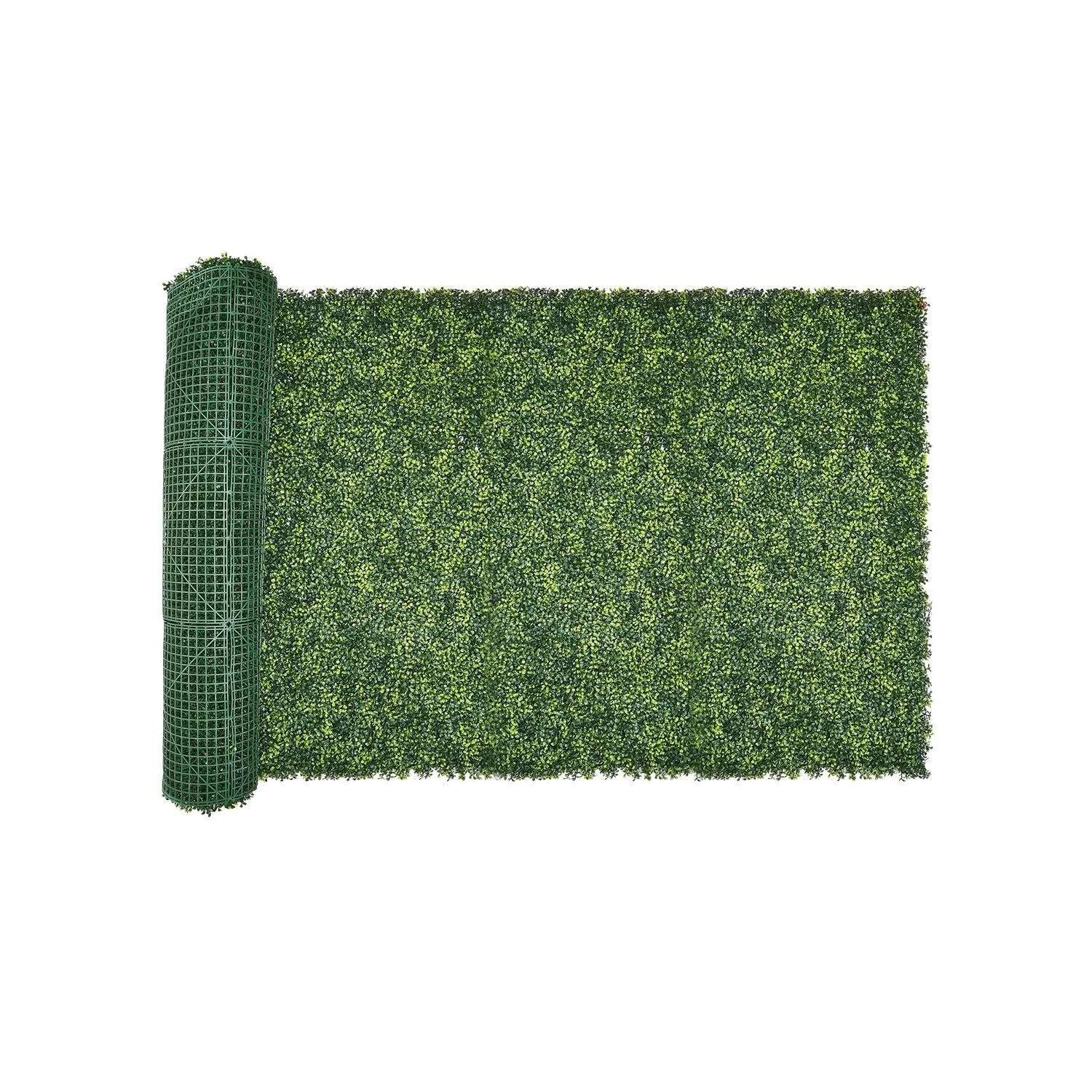 【Summerfinds】VEVOR Artificial Grass Wall Panels, 40 x 120 inch, Milan Grass Greenery Boxwood Panel for Indoor Outdoor Green Decor & Ivy Fence Covering, Privacy Backdrop Wall Hedge Screen for Garden