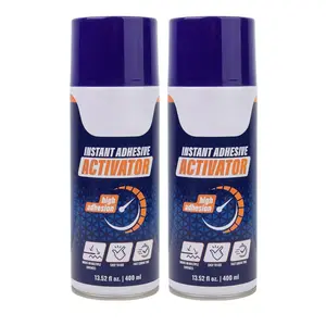 Activator Spray (13.5 Fl Oz), Instant Cure Accelerator for Cyanoacrylate (CA) Super Glue for , Plastic, Rubber, Granite, and DIY  Professional, Accelerates Bonding Strength, (2 Pack)