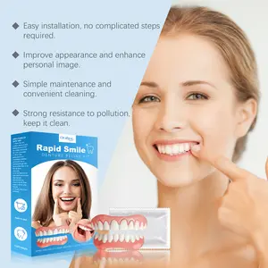 Oralhoe Denture Set - Comfortable Material Teeth Beauty Kit for Smile Aesthetics Enhancement (Teeth Whitening & Oral Care Solution)