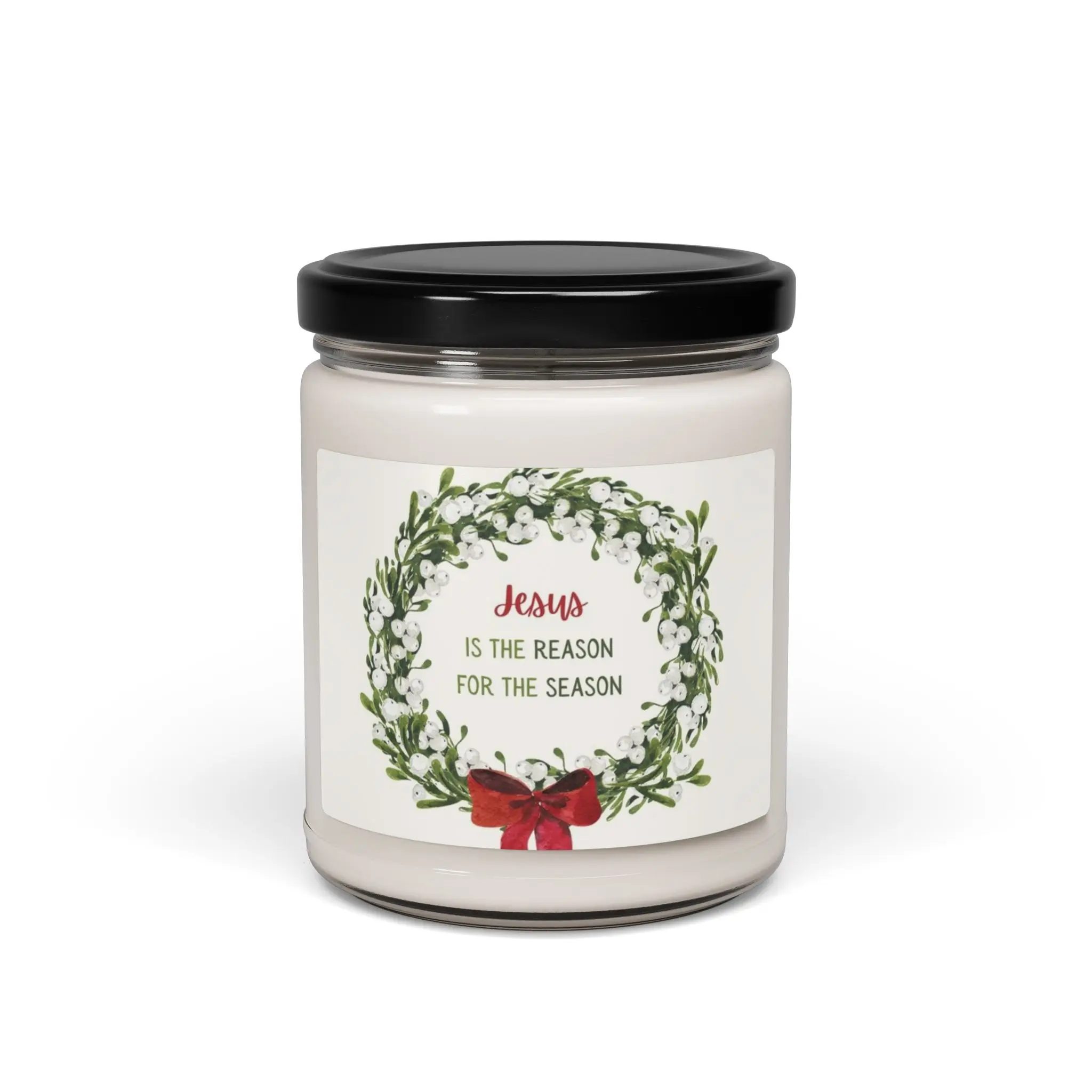 Jesus Is the Reason for the Season Candle | 9oz Soy Jar