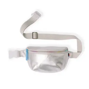Kibou Kids Canvas Belt Bag - Silver Canvas Bag