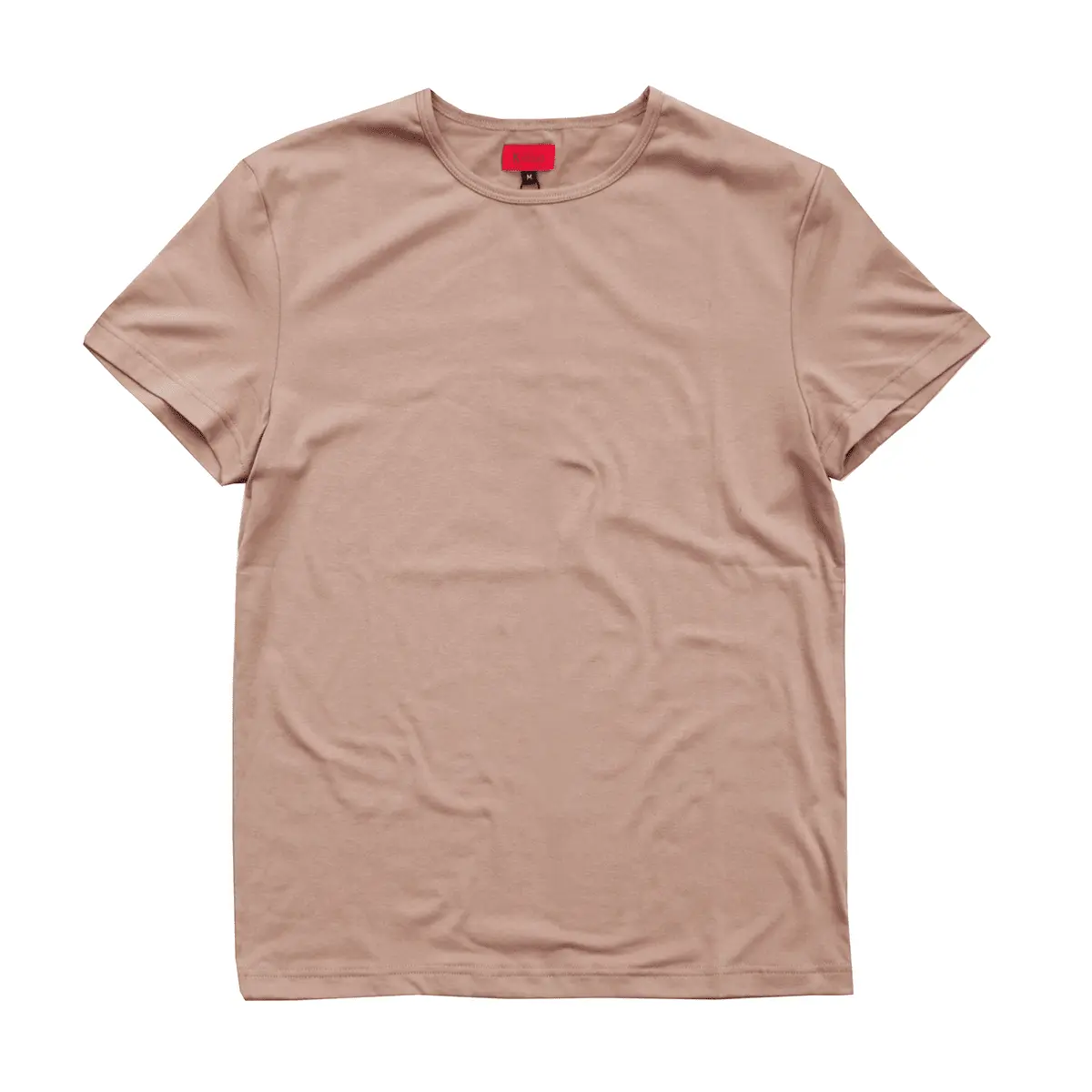 Slim Fit Essential Tee  - Light Brown