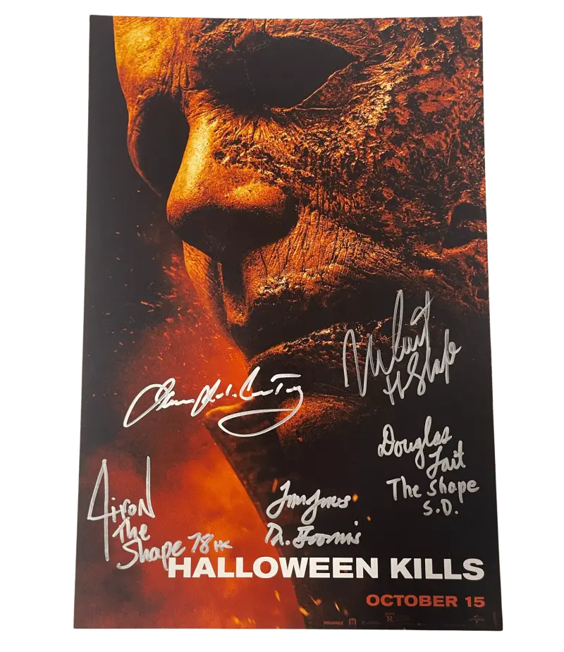 Halloween Kills Cast Authentic Autographed 12x18 Photo Poster