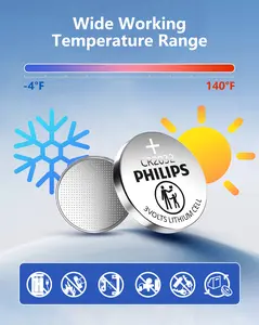 Philips CR2032 50-Pack — 10-year shelf life, leak-proof, child-safe. Stock up once and never panic about dead key fobs or AirTags again Replacement Batteries Replaceable Batteries
