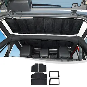 Heat Sound Insulation Headliner for 2012-2018 Jeep Wrangler JK Hardtop & Tailgate Window, Car Accessories, Vehicle Soundproofing Automotive Exterior Accessory Car Windshield Sunshade Car Sunshade Outside Car