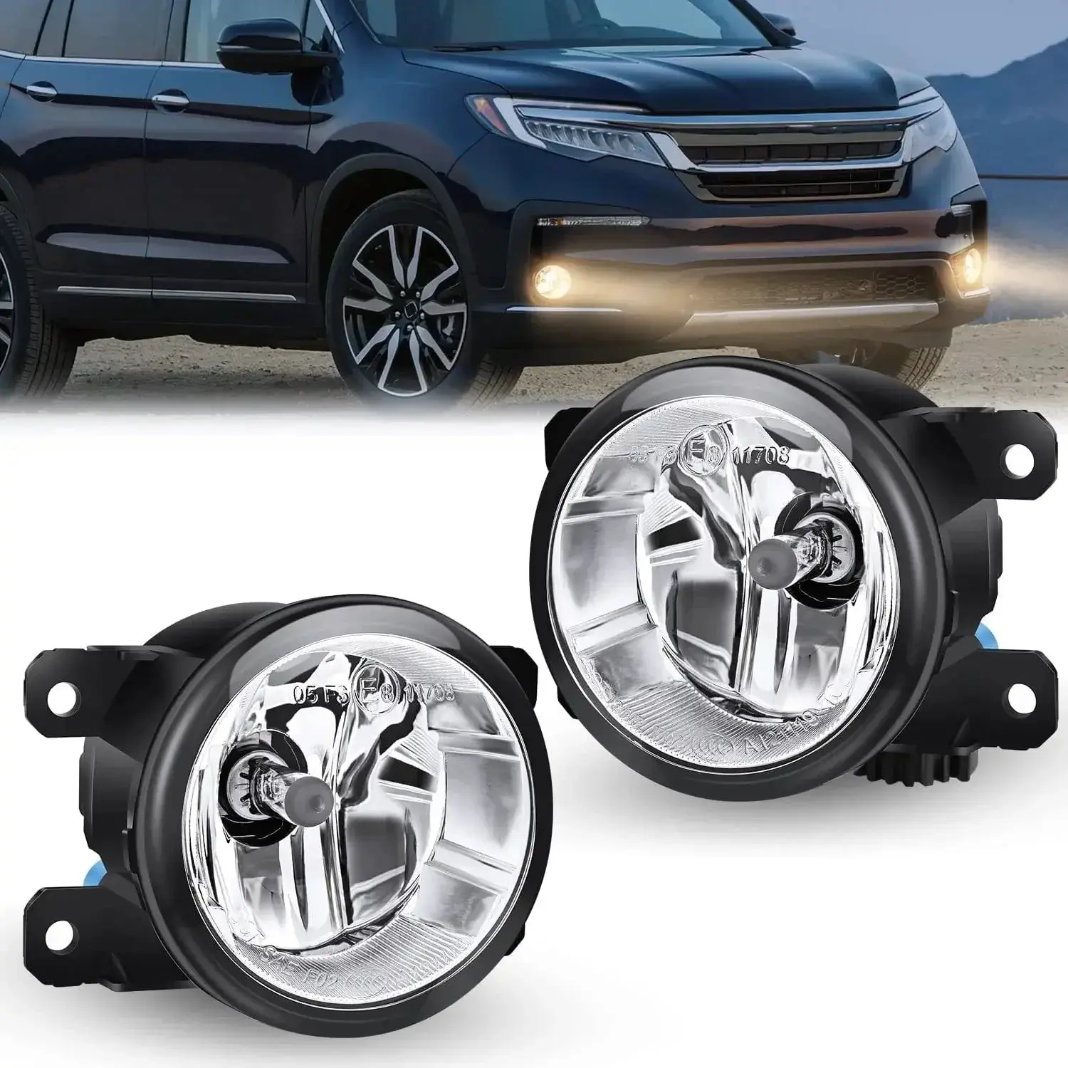 Nilight 2013 2014 2015 Honda Accord Civic 2016 2017 2018 Pilot 2014 2015 2016 2017 Compass 2013 2014 2015 Crosstour CRV Chrysler 2017 2018 JEEP Cherokee 2010-2018 RDX TSX TL ILX Fog Lights Assembly Car Accessories Led, Weatherproof