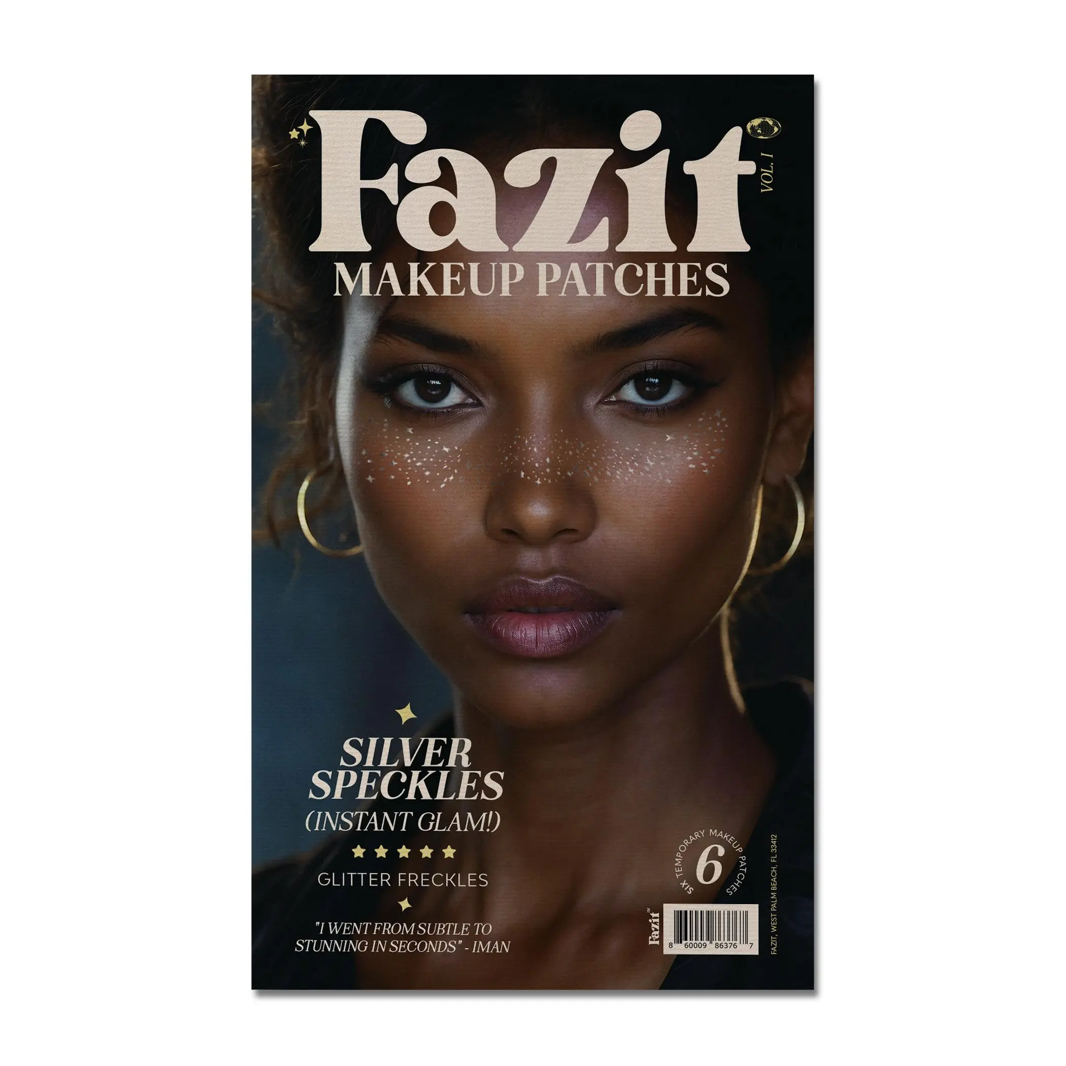 Silver Glitter Freckles Makeup Patches Body Shimmer Oil Radiant Shimmer