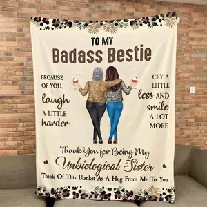 A Medical Hot Blanket For A Dearest Friend. This Blanket Made Me Smile Even More Because Of You - A Special Gift For A Best Friend, Sister Or Any Woman In Your Life. Perfect For A Friend, Loved One Or As A Birthday Present.