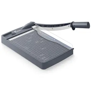Firbon 12 Inch Guillotine Paper Cutter, Stable Trimmer & Blades Gift Wrap Tool for Cardstock, Photos, Scrapbooking, Office, Classroom, Cutting Supplies