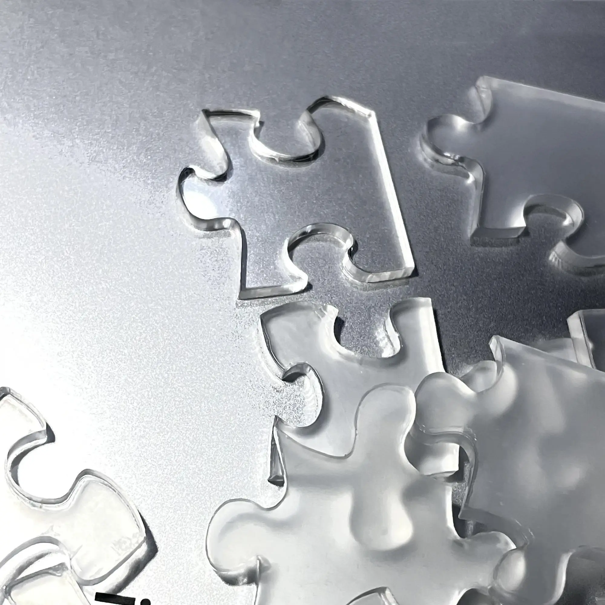 Clear Puzzle, Puzzle Blocks, 49pcs/set Extremely Difficult Acrylic Jigsaw Puzzle, Creative Gift for Adults, Perfect Gift Choice, Party Supplies for Home & Office & Party