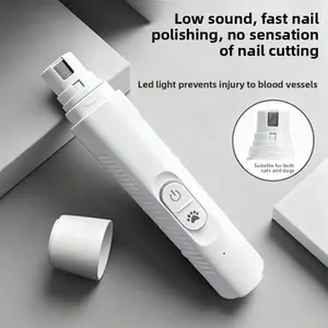 Suitable for cats, dogs, parrots and squirrels Silent Groom Pro Pet Nail Grinder |   Whisper Quiet Claw Trimmer for Dogs, Cats and Other Animals |   Safe & Stress Free Nail Grooming, Ideal for Sensitive Dogs of All Breeds & Sizes