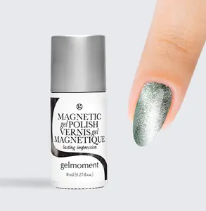 Gelmoment One-Step Gel Polish Premium Kit MAGNETIC CATEYE EDITION 2 - LED Lamp, Tools for Beginners & Professionals, Comprehensive Set for Salon-Quality Results