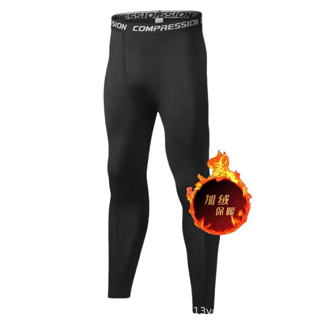 J03 Black Thread Pants with Velvet