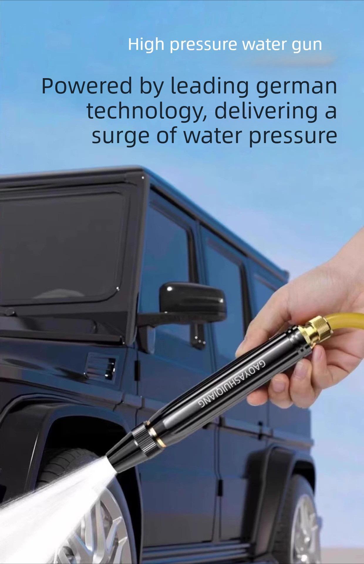 Home Hige Pressure Car Wash Water Gun with Booster Nozzle