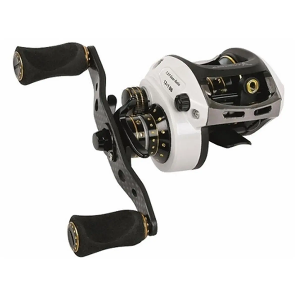 Apex Grand Baitcasting Reel - 7.3:1 Gear Ratio, Right Hand, Aluminium Construction, 150yd High-Capacity, Lightweight Carbon Handle, Mag Brake, Unisex, Durable for Sea/River Fishing, Grip Handle, Sea Fishing, Fishing At Sea, Rivers Or Lakes