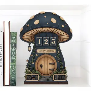 Custom Library Gift – Vintage Wooden Book Tracker, Books Read This Year Keepsake for Reading Enthusiasts
