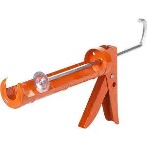 10:1 Thrust Ratio Silicone Caulking Gun, No Drip Handheld Caulk Applicator, Durable Sealant Gun for Precise Application