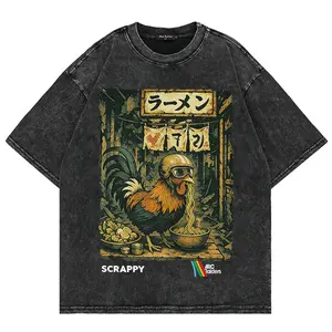 valentine shirts 100% Cotton Vintage Washed ARC Raiders T Shirt Fashion Men/Women Cartoon Video Game 2Scrappy Oversize Loose Acid Wash Tees Shirts