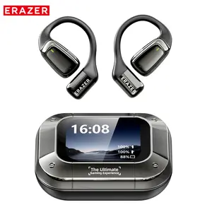 ERAZER XT82Pro OWS Wireless Earbuds Bluetooth 5.4 Earphones HIFI Sound Quality Wireless Headphones Light-Weight Headphones Full Color Display Touch Screen Gaming Headsets Built-in Microphone