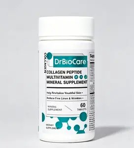 DrBioCare Edible Complete Multivitamin Supplement, Collagen D3 C Probiotics B Vitamins for Health Nutrition & Beauty